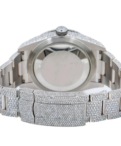 Iced Out Hip Hop Lujo Moissanite Diamante Reloj - Product Image 3