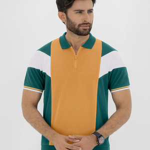 Camiseta de Golf de Lona con Logotipo Personalizado OEM para Hombre, Antiarrugas, con Bolsillo, de Secado Rápido y Manga Corta - Product Image 6