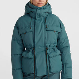 Fournisseur OEM de veste de ski imperméable personnalisée pour femmes avec doublure thermique coupe-vent impression de logo et support d'étiquette - Product Image 4