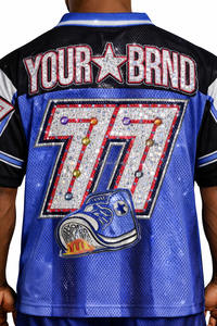 Nouvelle Arrivée Maillot de Football Américain Sport 2026 Grande Taille Manches Courtes Haute Qualité Imprimé OEM Anti-humidité Respirant - Product Image 2