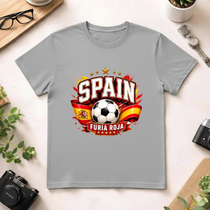 T-shirt Unisex 100% Cotone 210GSM Stile Casual con Vestibilità Ampia e Grammatura Pesante, T-shirt Personalizzate con Stampa e Tecniche Semplici - Product Image 1