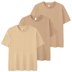 Camiseta transpirable 100% algodón Jersey Color liso Delgado manga corta precio barato TEE fabricante Bangladesh - Product Image 2