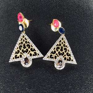 Pendientes de oro Vintage para mujer más vendidos, cadenas, perlas de moda de Los Ángeles, regalos de aleación, circón para California, Florida, venta al por mayor - Product Image 6