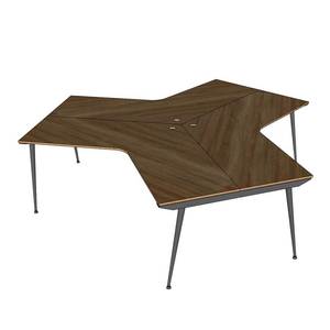 โต๊ะกลุ่ม 3 ที่นั่งร่วมสมัย 285x247 ซม. ไม้อัด ระบบ CONE HBCO056 - Product Image 6