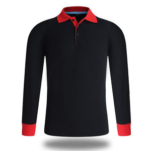 À la mode hommes tricoté respirant 100% coton pour chemise à manches longues revers solide épaule boutonné automne hiver haut - Product Image 4