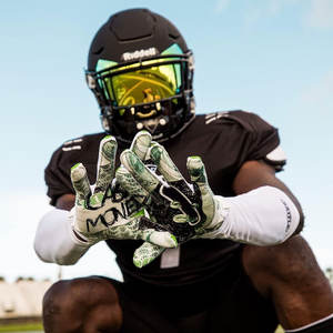 Nouveauté Gants de football pour hommes Gants de receveur collants pour adultes Entraînement Jeux Adhérence Respirant Léger Performance de premier ordre - Product Image 4