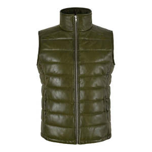 Servicio OEM/ODM, Chaqueta Ligera sin Mangas, Chaleco Informal de Invierno, Ropa Exterior de Lona Rellena de Algodón - Product Image 1