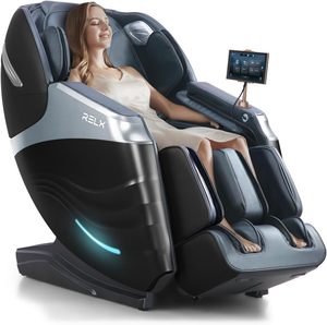 Meilleure offre pour un nouveau fauteuil de massage RELX, massage complet du corps, 20 modes, gravité zéro, système SL-Track, fauteuil de massage Shiatsu avec système de chauffage intégré - Product Image 1