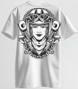 เสื้อยืดผู้ชายผ้าเจอร์ซีย์เนื้อผ้าฝ้ายแท้ 100% คุณภาพสูง พิมพ์ลายตามสั่ง ระบายอากาศได้ดี แห้งเร็ว สวมใส่สบายทุกวัน - Product Image 2