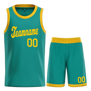 Jersey de baloncesto reversible para hombre, uniforme deportivo de verano, pantalones cortos de baloncesto de poliéster 100% - Product Image 1