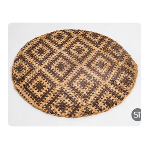 <b>Round</b> Jute Braided <b>Placemats</b> 40 x 40 cm with Decorative Print Ideal for Tableware, Dining Settings, and Everyday Use - Product Image 3
