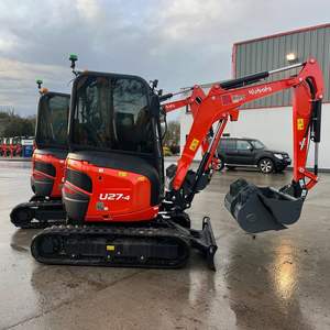Mini-excavatrice sur chenilles Kubota U27-4 multifonctionnelle de haute qualité, prix usine, moteur diesel 24,8 CV, prête à être expédiée depuis l'Autriche - Product Image 2
