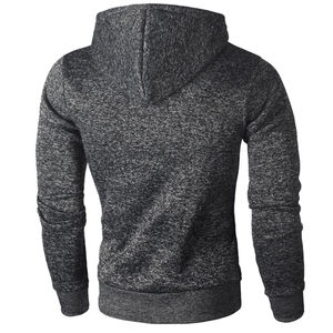 Haute qualité personnalisée haut de gamme à la mode Hip Hop Design couleur unie imperméable 3D poids lourd polyester uni unisexe surdimensionné - Product Image 2