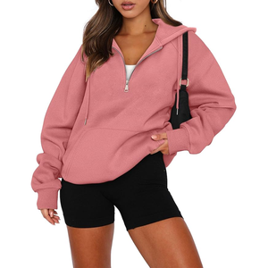 Sudaderas con capucha bonitas de algodón coreano degradado de manga larga diarias gráficas, sudaderas de cuello redondo de moda para mujer - Product Image 1