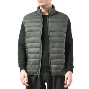 Chaleco Acolchado Ligero, Transpirable e Impermeable para Hombre, Talla Grande, Chaqueta sin Mangas para Invierno, Técnica Lavada, Servicio OEM - Product Image 4