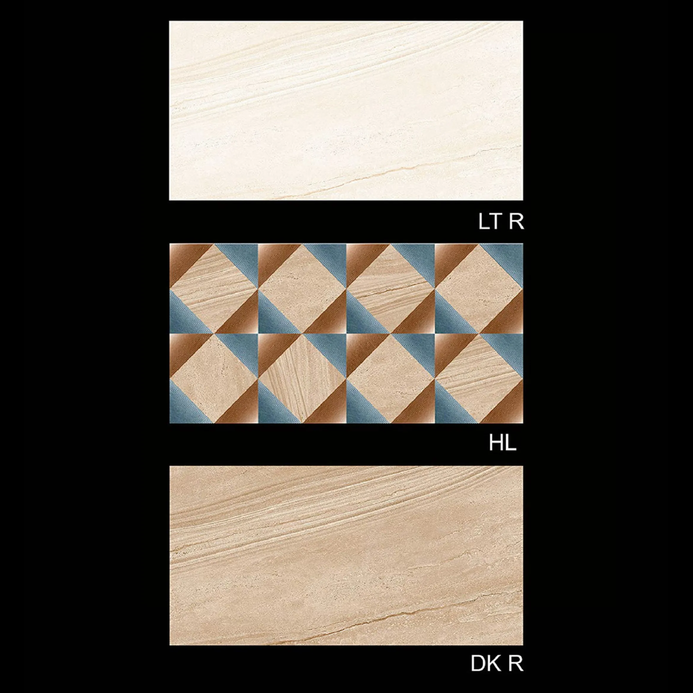 Textuur Flexibele Klei Wandbekleding Keramische Tegels 300X600Mm Glanzend En Matte Afwerking Oppervlak Gemaakt In India