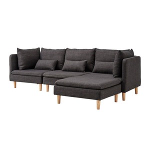 <b>Sofa</b> Set Chesterfield L-Shaped <b>Sofa</b> for Home Living Rooms Filled with Sponge Chenille Cover - Product Image 2
