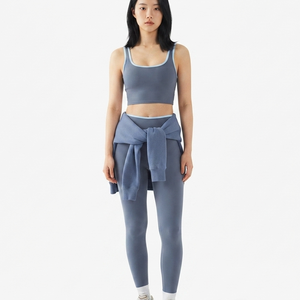 Leggings de yoga sans couture taille haute pour femme OEM, motif uni, fermeture élastique à la taille, pour entraînement et course, nouveau design 2026 - Product Image 4