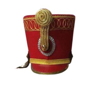 Casque Shako Napoléonien Français en Laine Bicorne avec Sangle Réglable Unisexe Extérieur Quatre Saisons - Product Image 3