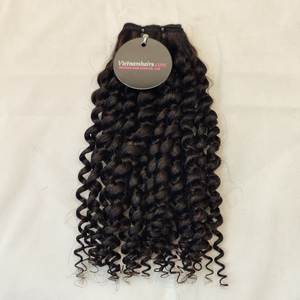 Extensiones de Cabello Humano Remy Genius Skin Weft al por Mayor, con Cutícula Intacta, Material Crudo, Liso Sedoso y Ondulado, para Trenzas, Hecho en Vietnam - Product Image 3