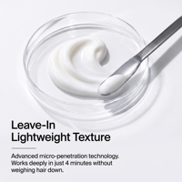Masque capillaire sans rinçage au peptide biomimétique à marque privée, réparation rapide, revitalisant profond pour cheveux décolorés et traités chimiquement