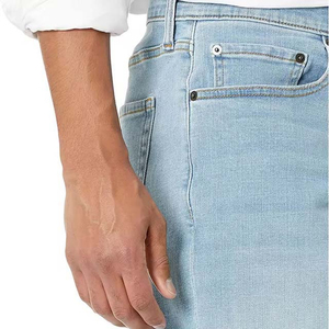 Pantalones cortos vaqueros rectos de talla grande para hombre, ropa informal de alta calidad, uso diario, transpirables, de secado rápido, estilo callejero, Otoño Invierno - Product Image 3