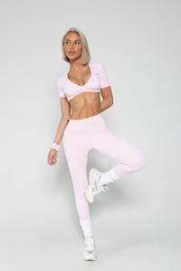 Soutien-gorge de sport pour femmes soutien-gorge de yoga soutien-gorge de gymnastique rembourré sans couture fitness entraînement logo imprimé personnalisé OEM ODM fournisseur de haute qualité - Product Image 2