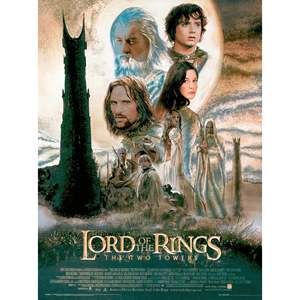 Lord of the Rings the Two Towers Main <b>Poster</b> Wall Decor Paper Art - Product Image 1