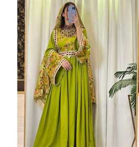 Robes de style afghan brodées de haute qualité pour femmes, style maxi, mode afghane KUCHI, service OEM, prix de gros - Product Image 6