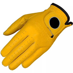 Guantes de golf de piel de oveja transpirables personalizados para adultos para hombres y mujeres mano izquierda todos los tamaños con logotipo personalizado para uso deportivo - Product Image 6