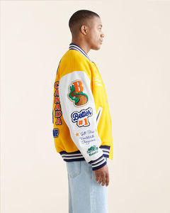 แจ็กเก็ตเลตเทอร์แมนสำหรับผู้ชายเสื้อแจ็คเก็ตหนังแท้แขนเสื้อแจ็กเก็ตเลตเทอร์แมนสำหรับฤดูหนาว - Product Image 6