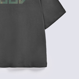 T-shirt Unisexe Homme Coupe Ample Personnalisé 100% Coton Imprimé Logo Avant Séchage Rapide Respirant 220g Vente en Gros - Product Image 4