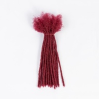 Vente en gros 100% Cheveux Humains Hommes Femmes Entièrement Fait à la Main Afro Teint Blanchi Permanent Naturel Noir Dreadlock Extensions