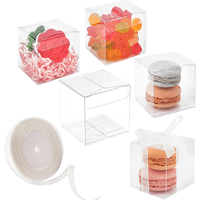 Candy Clear Geschenk box Transparente PVC-Kunststoff-Verpackungs box Kunden spezifische Pet Acetate-Verpackung Favor Macaron Box