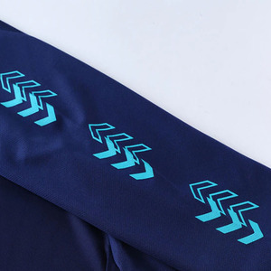 Ensemble maillot et short de football bleu marine Design dégradé Tissu respirant à séchage rapide Uniforme d'entraînement de football pour hommes - Product Image 4