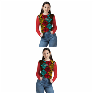 Camiseta de manga larga de algodón para mujer Camiseta de manga larga de diseño básico multicolor para mujer para gimnasio Yoga y actividades al aire libre - Product Image 4