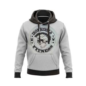 Sweat-shirts noirs en fer pour hommes, sweat-shirts de haute qualité, sweat-shirt ample personnalisé, sweat-shirt vintage délavé au soleil, sweat-shirt délavé à l'acide pour hommes - Product Image 5