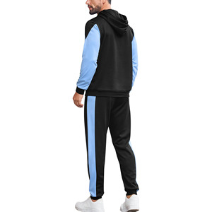 Logo personnalisé pullover designs ensemble 2 pièces survêtements sport sweat-shirt jogging ensembles sweat à capuche pantalons de survêtement course hommes survêtements - Product Image 4