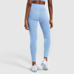 Leggings de Mujer, Estilo Nuevo, Yoga, Ajustados, Sin Costuras, de Cintura Alta, Transpirables, Elásticos, Levanta Glúteos, para Entrenamiento, OEM - Product Image 5