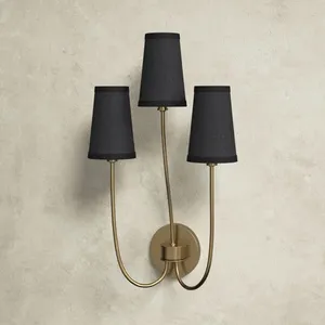 Amazons Hot Sale New Modern Luxury Metal Brass Crystal Glass <b>Wall</b> Scone Indoor <b>Lighting</b> Led <b>Wall</b> Lamps for Hotel Home Decoration - Product Image 6