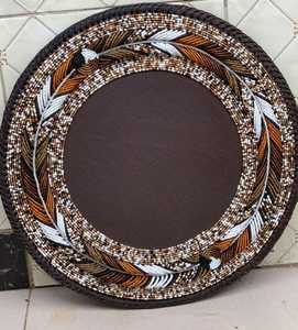 Handmade <b>Beaded</b> <b>Placemat</b>: African Maasai Inspired Table/Dining Decor - Product Image 1