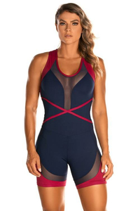 Nouvelle combinaison de yoga pour femmes, vêtements de sport, vêtements de gym, sans couture, respirante, haute élasticité, sans manches, sexy, une pièce, séchage rapide - Product Image 4
