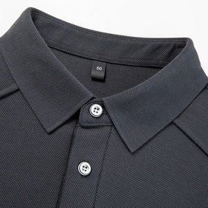 2025 verano hombres manga corta Polo camiseta 65% algodón negocios Casual manga corta Camiseta Tallas solapa - Product Image 4