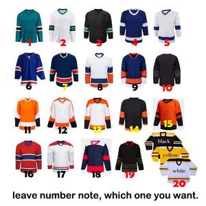 Maillots de hockey sur glace personnalisés, impression par transfert thermique dorée, matériau personnalisé, unisexe, OEM, anti-techniques - Product Image 6