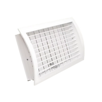 Grille de ventilation rectangulaire en aluminium anodisé et thermolaqué durable pour plafond et mur, système de ventilation CVC moderne, retour d'air ICEMAC