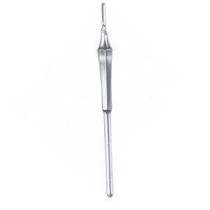 Poignée de scalpel chirurgical ronde de qualité supérieure avec support de lame en acier inoxydable allemand Source d'alimentation manuelle - Product Image 1