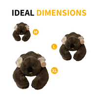 Jouet à porter sur l'épaule en peluche douce en coton PP, modèle Panda mignon, pour bébés et enfants, collection 2026
