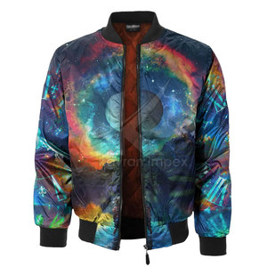 Fashion Clothing <b>Windproof</b> Sublimation Bomber Jacket for Men Street Wear New Design Men Bomber Jacket - Product Image 1