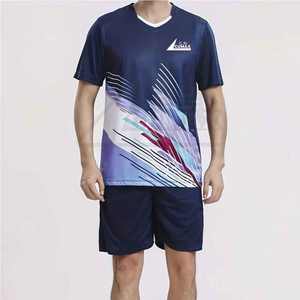 Nueva llegada Ropa deportiva Nombre personalizado Impreso 100% Tela de poliéster Mejor precio Camisetas de tenis - Product Image 4