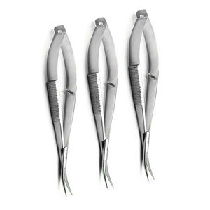 Tijeras para el cuidado de las uñas de 11,5 cm para uso doméstico y de salón, 3 uds., con cuchillas afiladas de acero inoxidable, tijeras de resorte para uñas y cutículas, tipo de belleza - Product Image 3